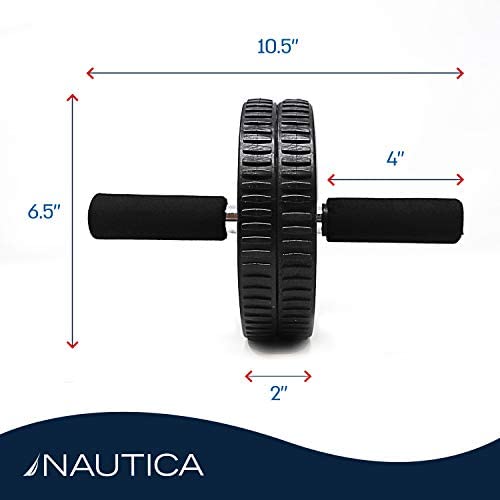 ab stimulator Nautica Ab Wheel for Abs, Arms, Pecs and Back Muscles
