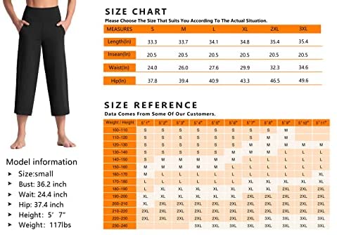 High Waist Yoga Pants : Tmustobe Womens Lounge Yoga Capris Pants ...