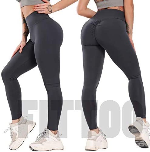 lift leggings : FITTOO Women's High Waisted Bottom Scrunch Leggings ...