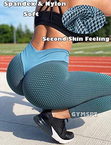 Scrunch Butt Leggings Gymspt High Waisted Butt Lift Scrunch Honeycomb Leggings For Womens