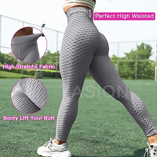 scrunch butt leggings : YASION Ruched Butt Yoga Pants High Waisted ...