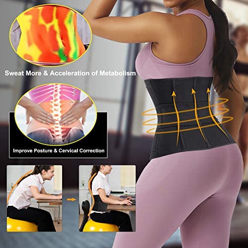 waist trainer corset BIYHCUY Women Waist Trainer Belt Tummy Control
