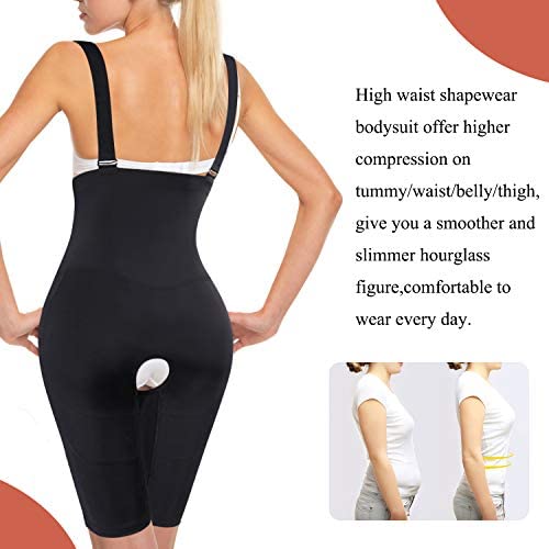 waist trainer corset : Nebility Women Waist Trainer Shapewear Tummy Control Bodysuit Open Bust