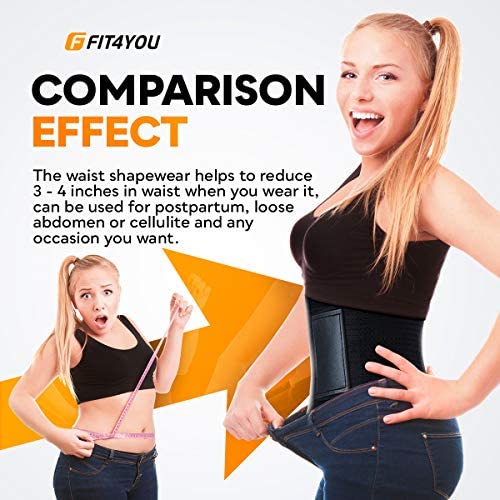 Waist Trainer Waist Trimmer Sweat Band Waist Trainer Optimal Back Support NonSlip