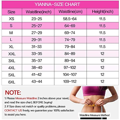 Women Compression Waist : YIANNA Waist Trainer for Women Underbust ...