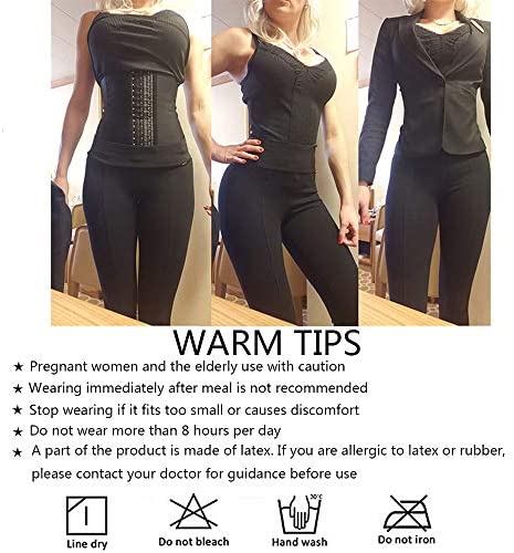 Women Tik Tok Waist Trainer : Waist Trainer for Women Corset Cincher Body Shaper Girdle Trimmer