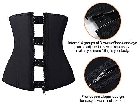 Women Tik Tok Waist Trainer : YIANNA Women Latex Underbust Waist ...