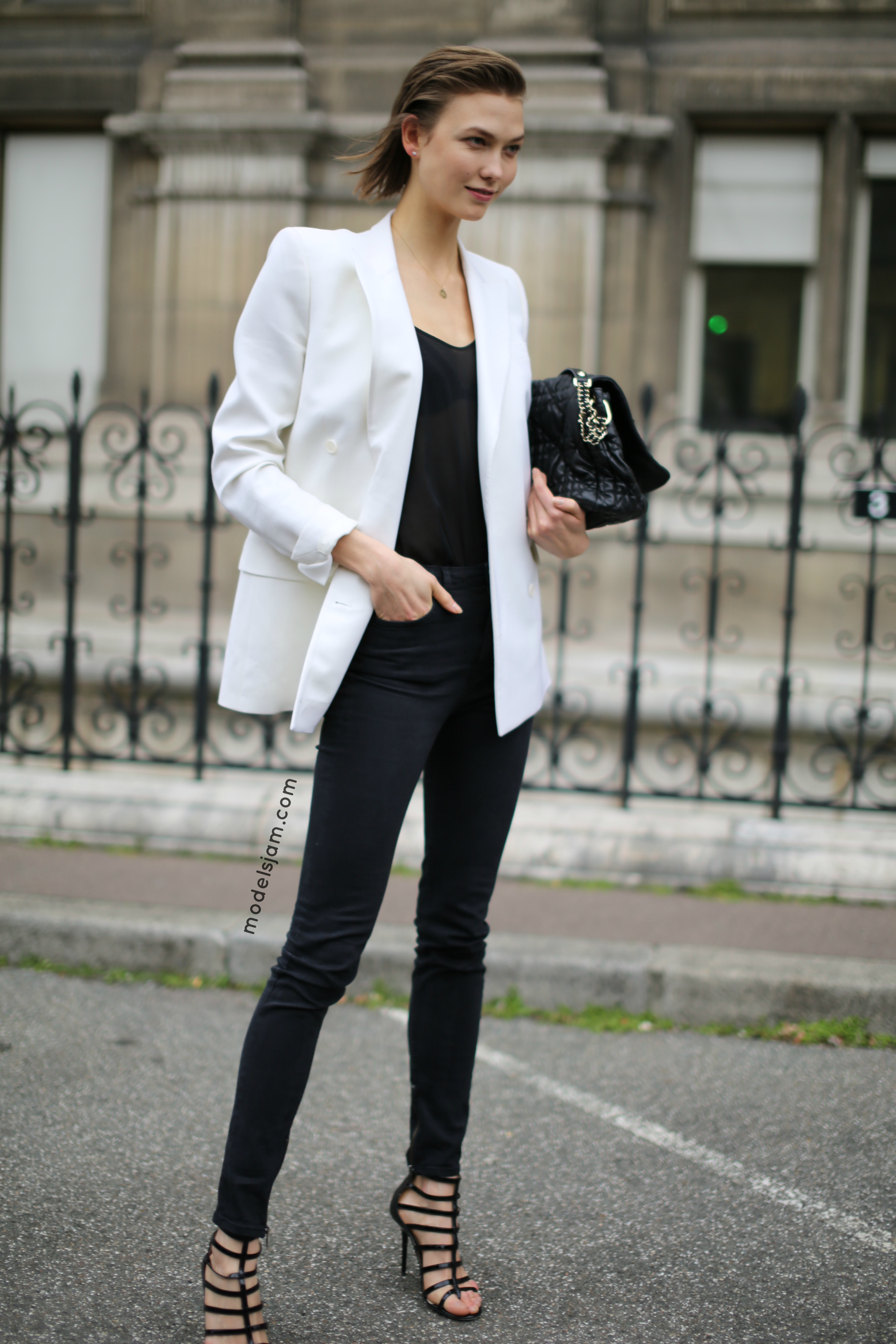 blazer blanc tenue