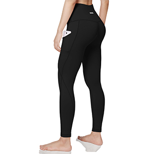 ODODOS Out Pocket High Waist Yoga Pants,Tummy Control,Pocket Workout Yoga Pant