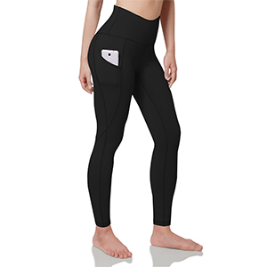 ODODOS Out Pocket High Waist Yoga Pants,Tummy Control,Pocket Workout Yoga Pant