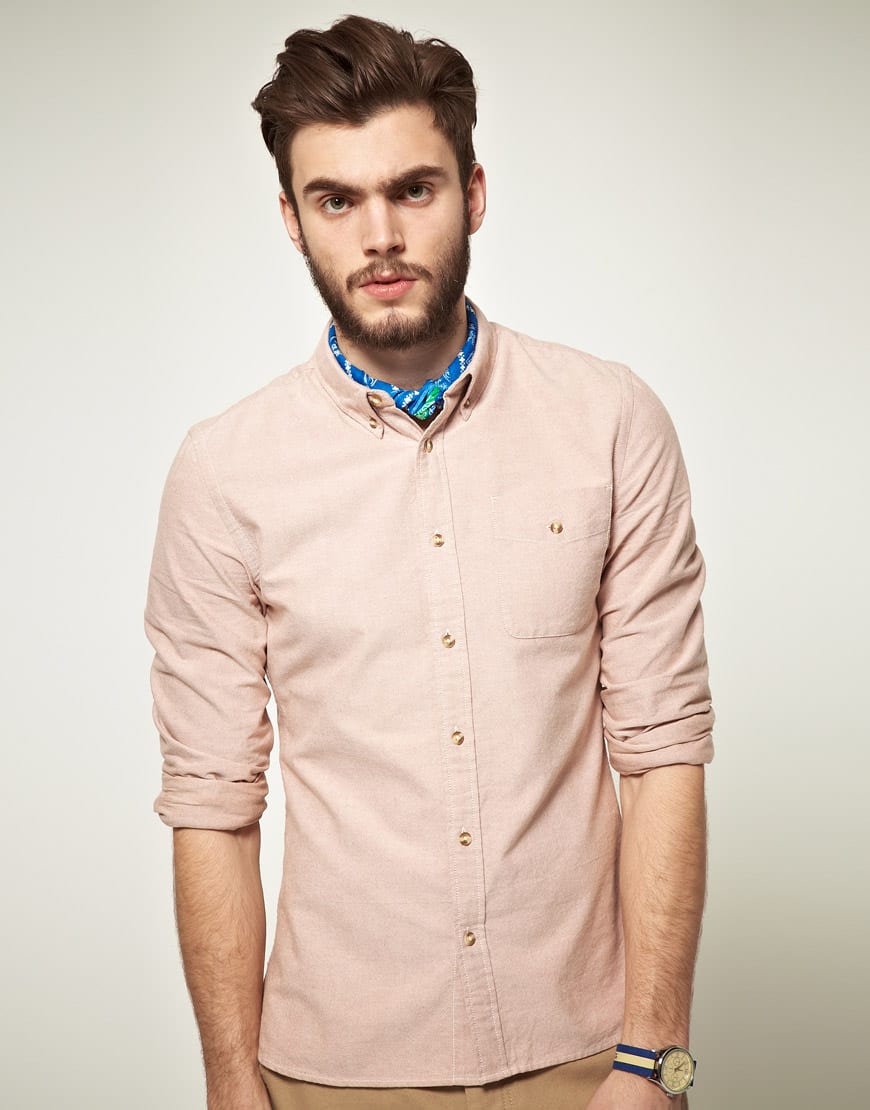 style chemise rose homme