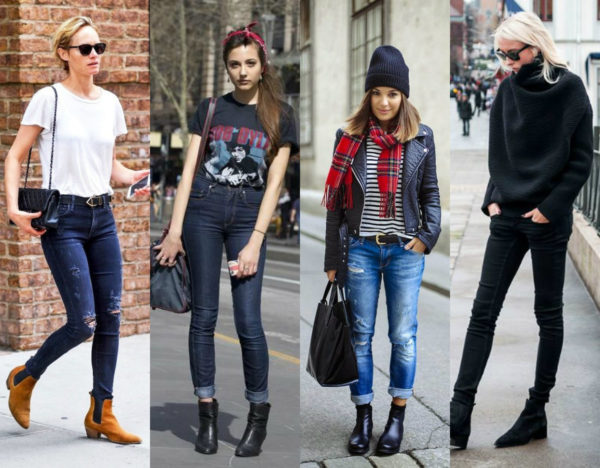 look chelsea boots femme