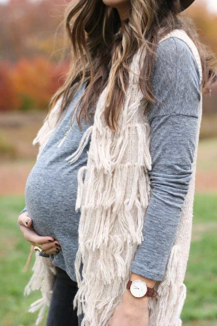 tenue femme enceinte hiver