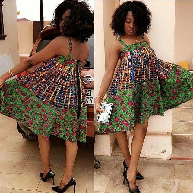 modele de robe en pagne africain pour femme enceinte