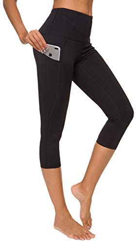 DIBAOLONG High Waist Yoga Pants for Women Tummy Control Workout Athletic Leggings with Pockets 