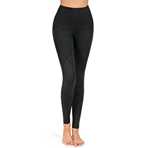 high waist tunny control yoga pants workout leggings with phone pockets