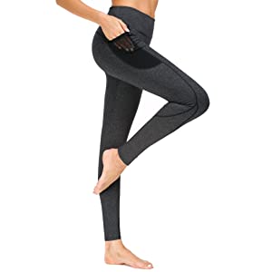 mesh yoga pants running cycling pants with pocket