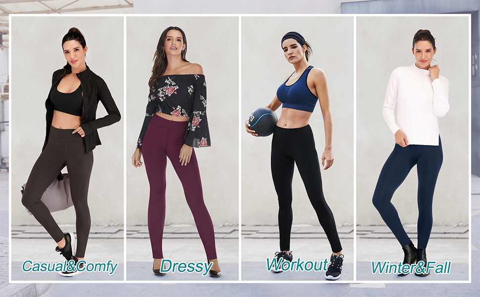 high waisted leggings for women