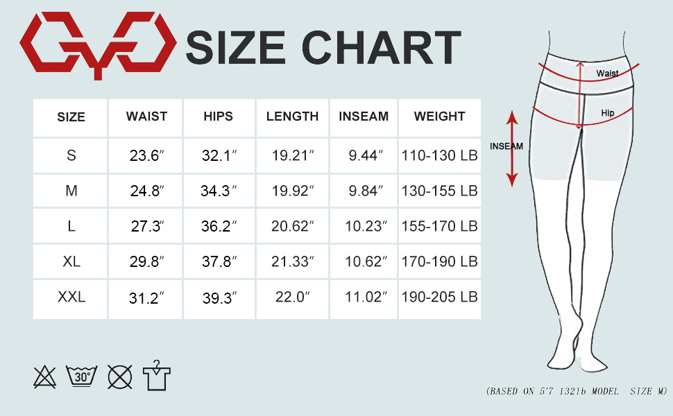 size chart56