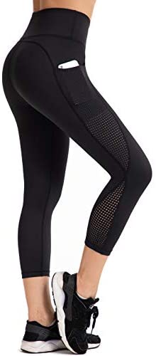 womens capri workout pants with pockets