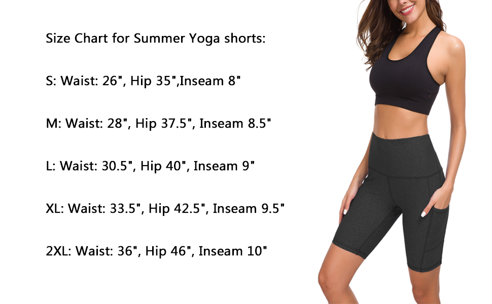 yoga shorts with pockets for women plus size,spandex shorts women high waist