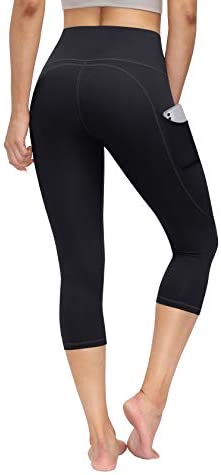 Pocket Yoga Pants Tummy Control Workout Running Pants 4 Way Stretch Yoga Leggings M TQD High Waisted Yoga Pants for Women
