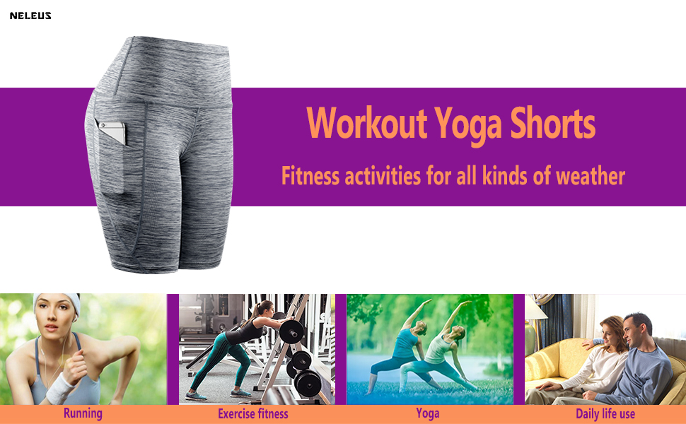 Workout Yoga Shorts fitness activities for all kinds of weather Running fitnessYoga Daily life use