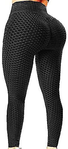 Chriamille Womens High Waisted Compression Running Shorts Booty Scrunch Leggings Shorts Ruched Butt Lifting Yoga Gym Shorts