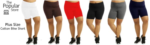 Plus Size Bike Shorts Variety