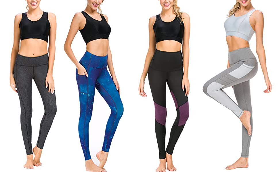 athletic tights leggings yoga pants workout leggings with pocket