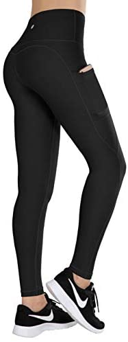 Ultra Soft 4 Way Stretch ESPIDOO Womens High Waisted Yoga Pants Tummy Control Workout Leggings with Pockets for Women