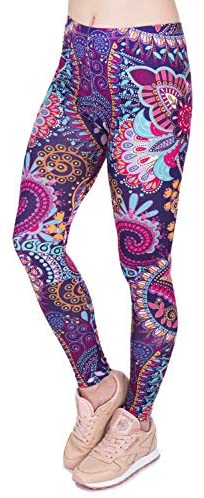 Leggings For Women Plus Size Printed Jasfura Womens Workout Sports Yoga Leggings Printed Pants Stretchy Regular And Plus Size Fitostic Com Sport Mode Beaute Lifestyle Magazine