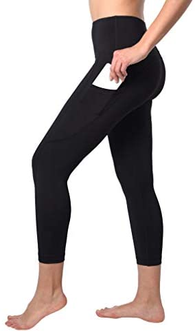 90 Degree By Reflex High Waist Tummy Control Squat Proof Ankle Length Leggings with Pockets 