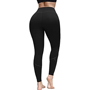 YOGA LEGGINGS FOR WOMEN TUMMY CONTROL HIGH WAISTED RUNNING PANTS ANKLE LENGTH MESH PANNEL ACTIVEWEAR