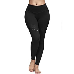 HIGH WAISTED YOGA LEGGIGNS FOR WOMEN TUMMY CONTROL MESH RUNNING PANTS