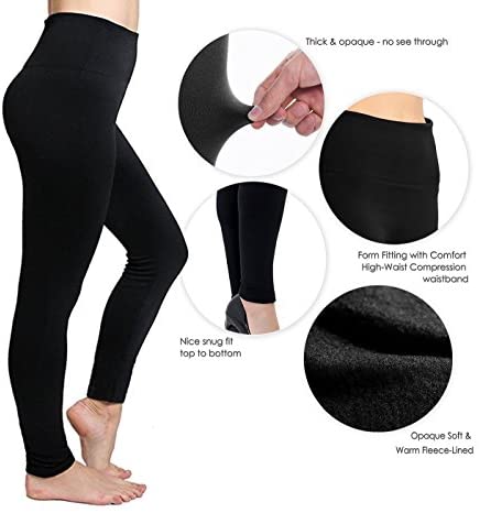 leggings for women high waisted tummy control plus size : Regular/Plus ...