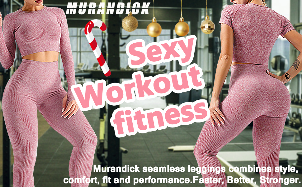Seamless Workout Leggings for Women High Waisted Yoga Pants Butt Lifting Gymshark Tummy Control