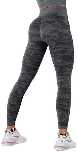 scrunch butt leggings : Qric Ultra Soft Leggings Seamless Yoga Pants ...