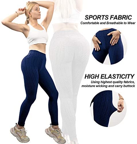 lift leggings : Varuwy High Waist Yoga Pants with Exercise Band, Butt ...
