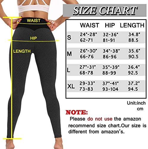 anti cellulite leggings : GYMSPT Women's High Waist Yoga Pants Textured ...