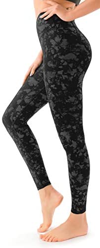VOEONS Workout Leggings for Women High Waisted Tummy Control Athletic Compression Leggings with Side Pockets 