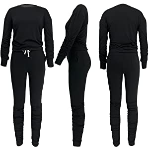 2 Pieces Outfit for Women Plus Size Sweatsuit Set Jogging Suits Sets Tracksuit 2 Piece Sweat Suit