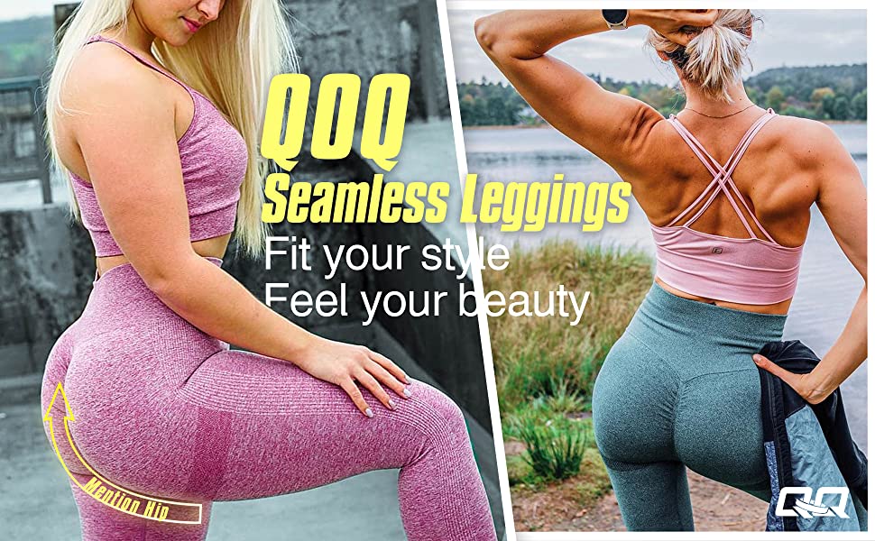 Womens High Waisted Seamless Workout Leggings Butt Lift Gym Yoga Pants Booty Scrunch Tummy Control