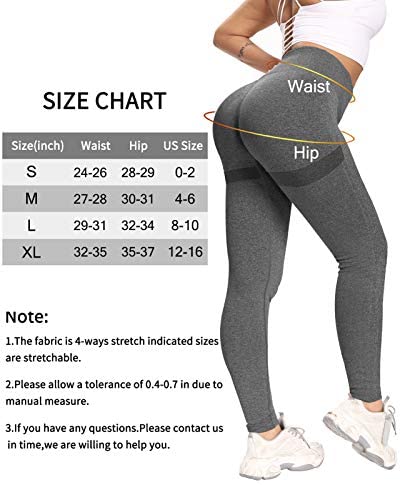 butt lifting leggings : ZITAIMEI Butt Lifting Seamless Workout Leggings ...