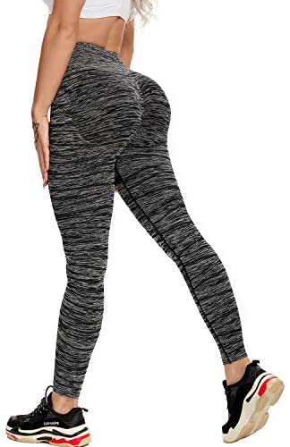 Women Scrunch Yoga Pants Anti Cellulite Butt Lift Leggings Booty Gym Trousers 