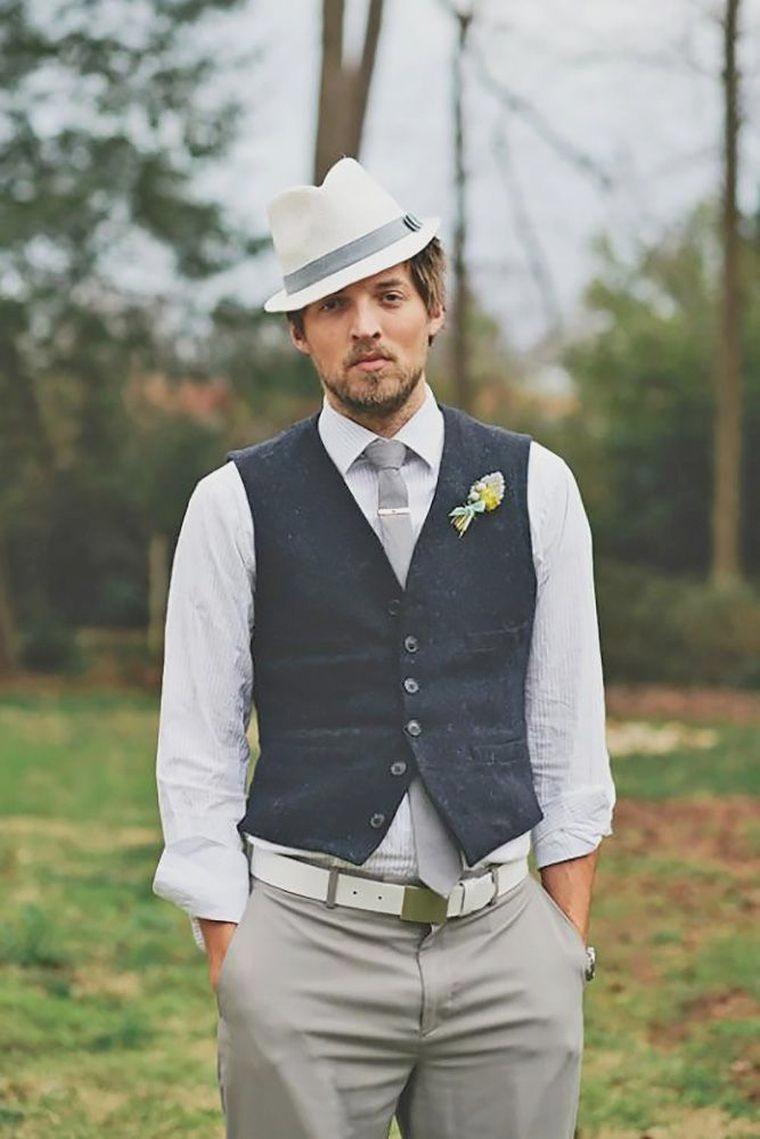 tenue homme mariage theme champetre