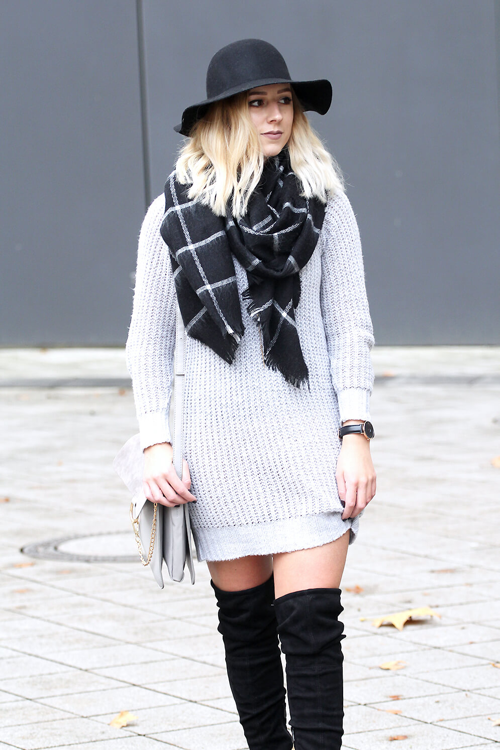 cuissarde robe pull