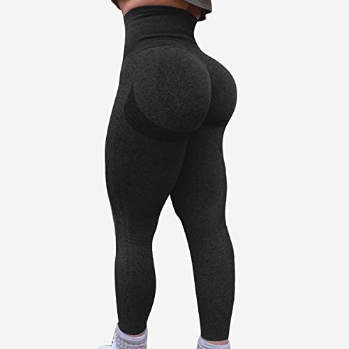 Women's High Waist Workout Gym Vital Seamless Leggings Butt Lift Smile Tummy Control Stretchy Yoga Pants 
