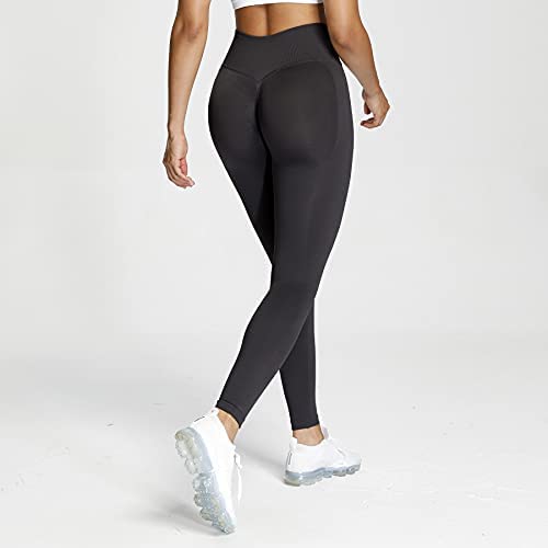 scrunch leggings : Aoxjox Women's High Waist Workout Gym Vital Seamless ...