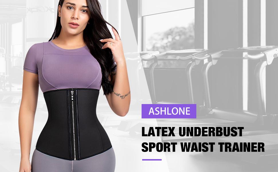 ASHLONE Latex Underbust Sport Waist Trainer banner